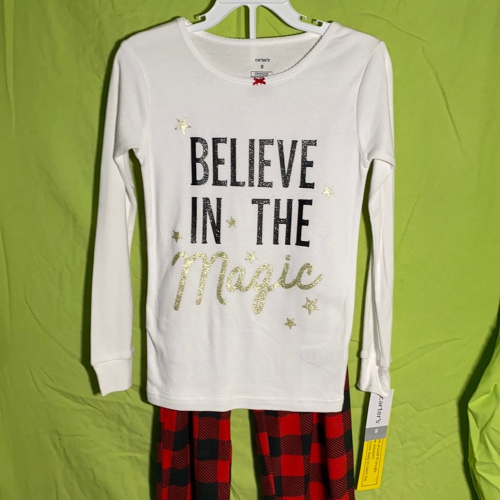 Carter’s 2 piece PJ set Believe In The Magic